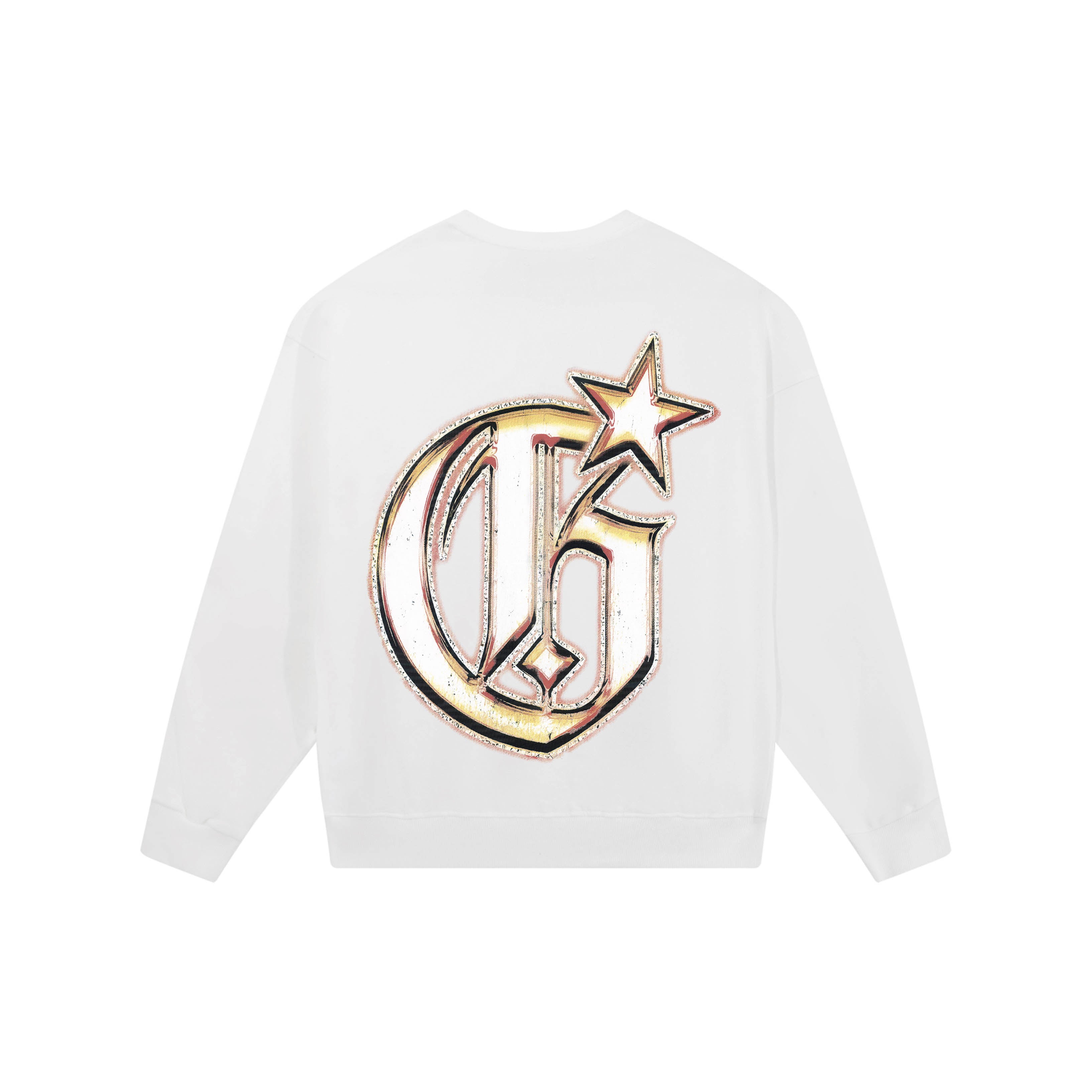 Godspeed "Art Dept" Mugshot Crewneck - White