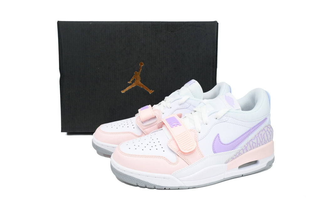 Jordan Legacy 312 Low White/Pink Bloom white/pink/purple pastel