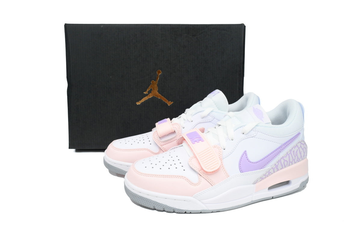 Jordan Legacy 312 Low White/Pink Bloom white/pink/purple pastel