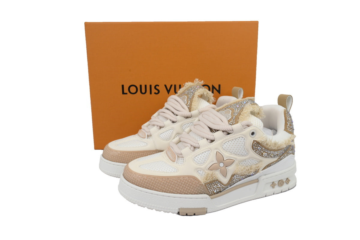 Louis Vuitton LV Trainer Maxi "Beige Crystal”