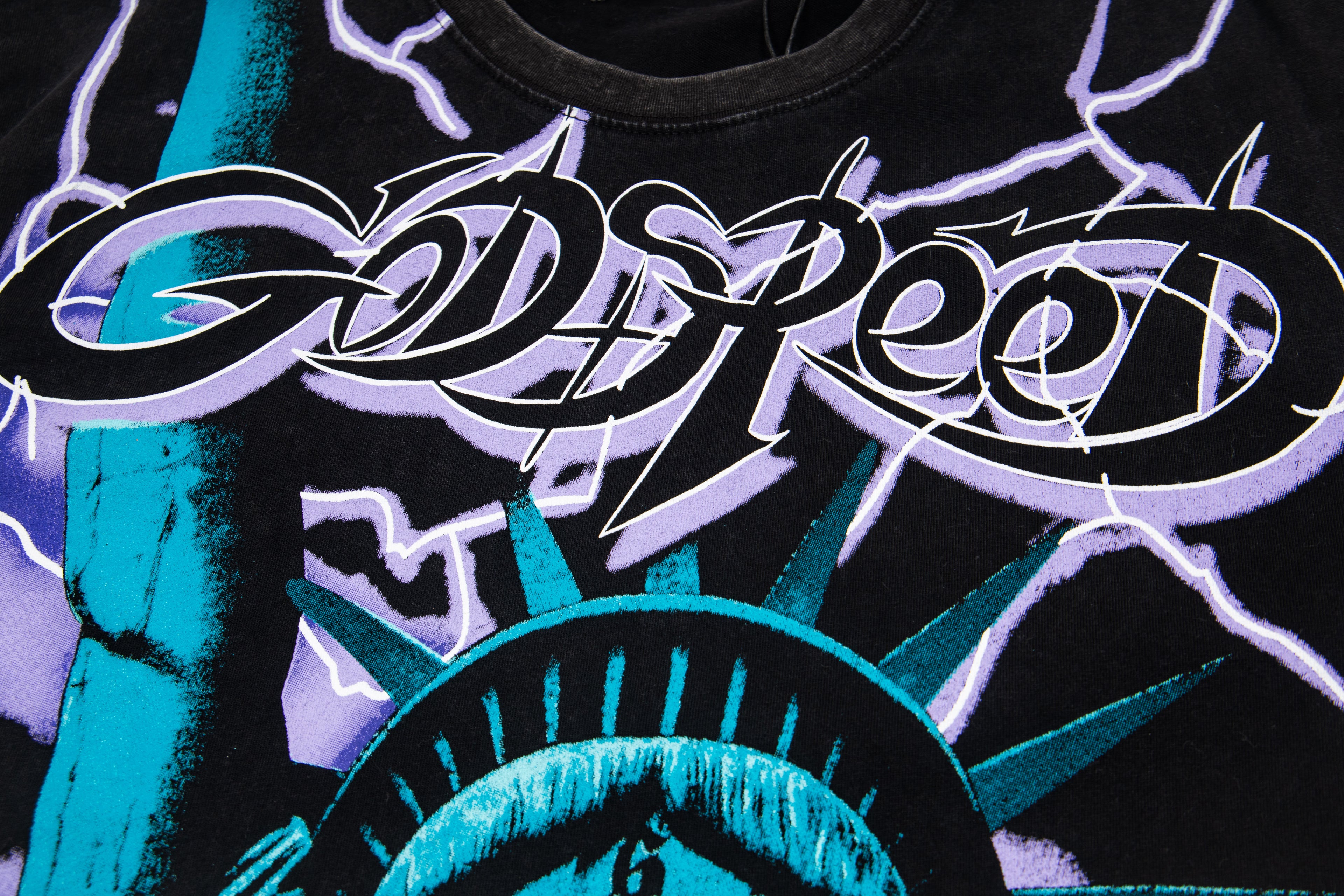Godspeed NYC "Out Of Many, One" Freiheitsstatue T-Shirt
