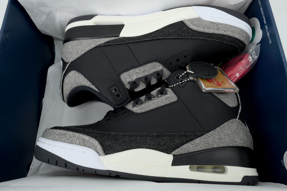 Air Jordan 3 Retro SE "Black Denim" / Black Cat Denim