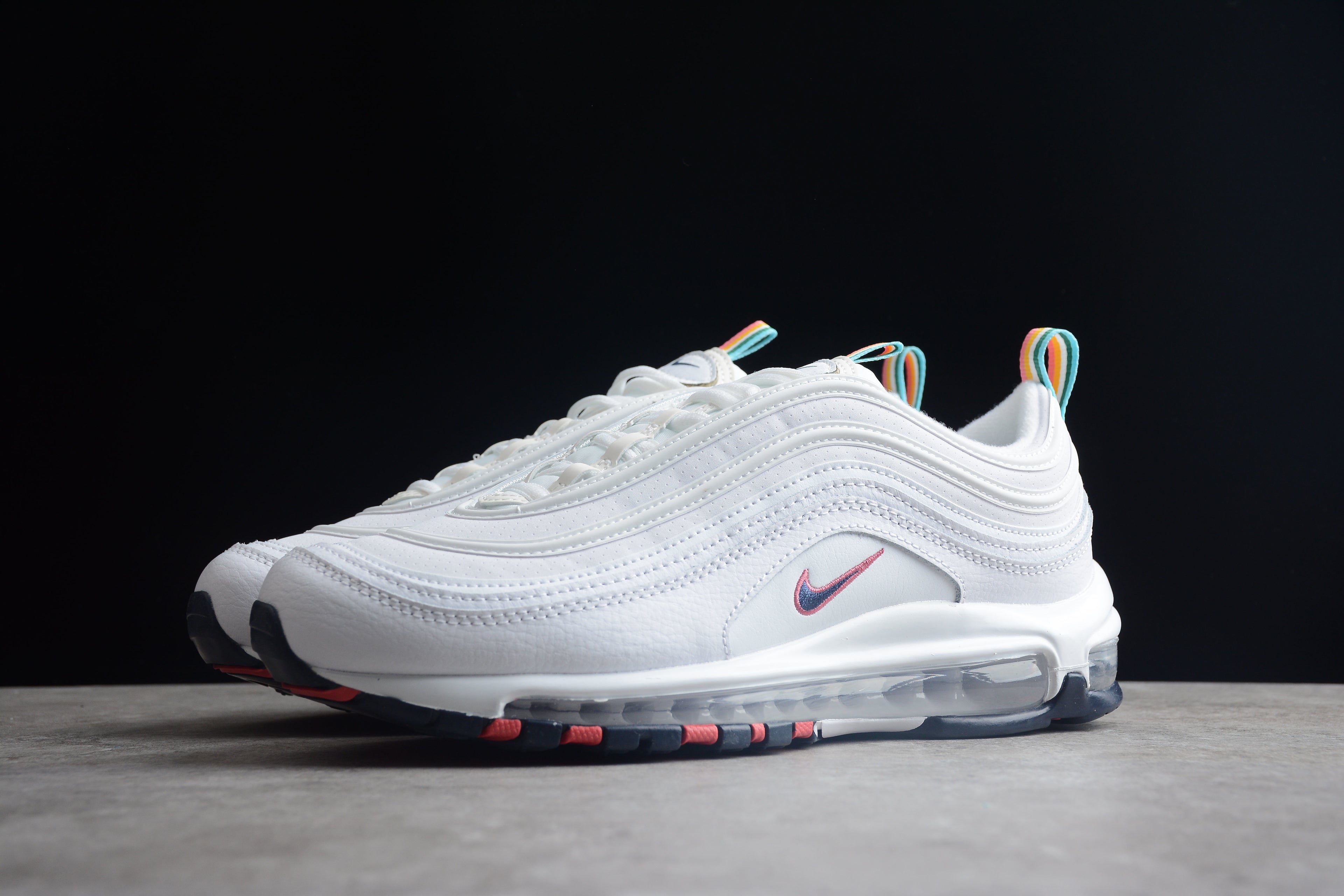 Air Max 97 "White/Multi Pull Tabs