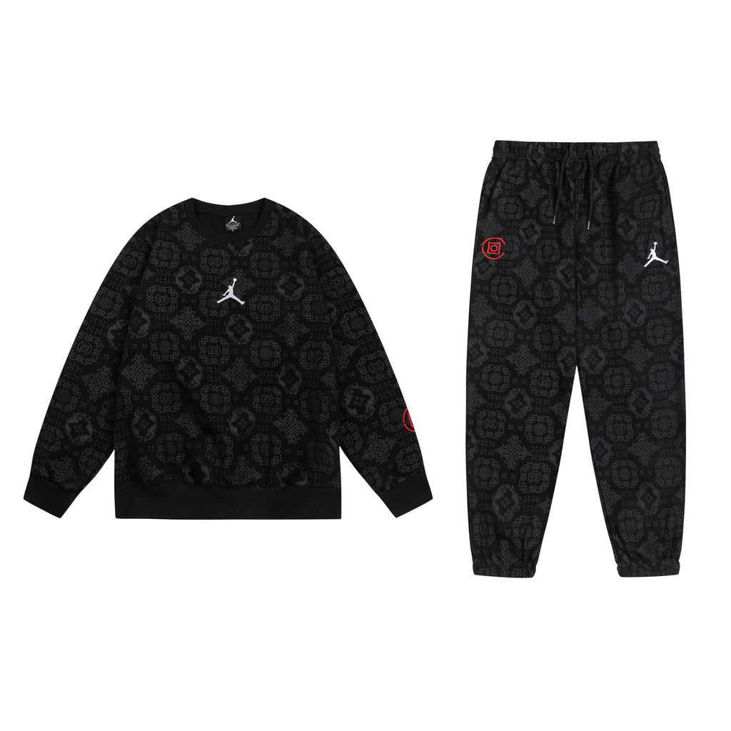 Jordan Brand Quai 54 All-Over Print Sweatsuit Set pieces