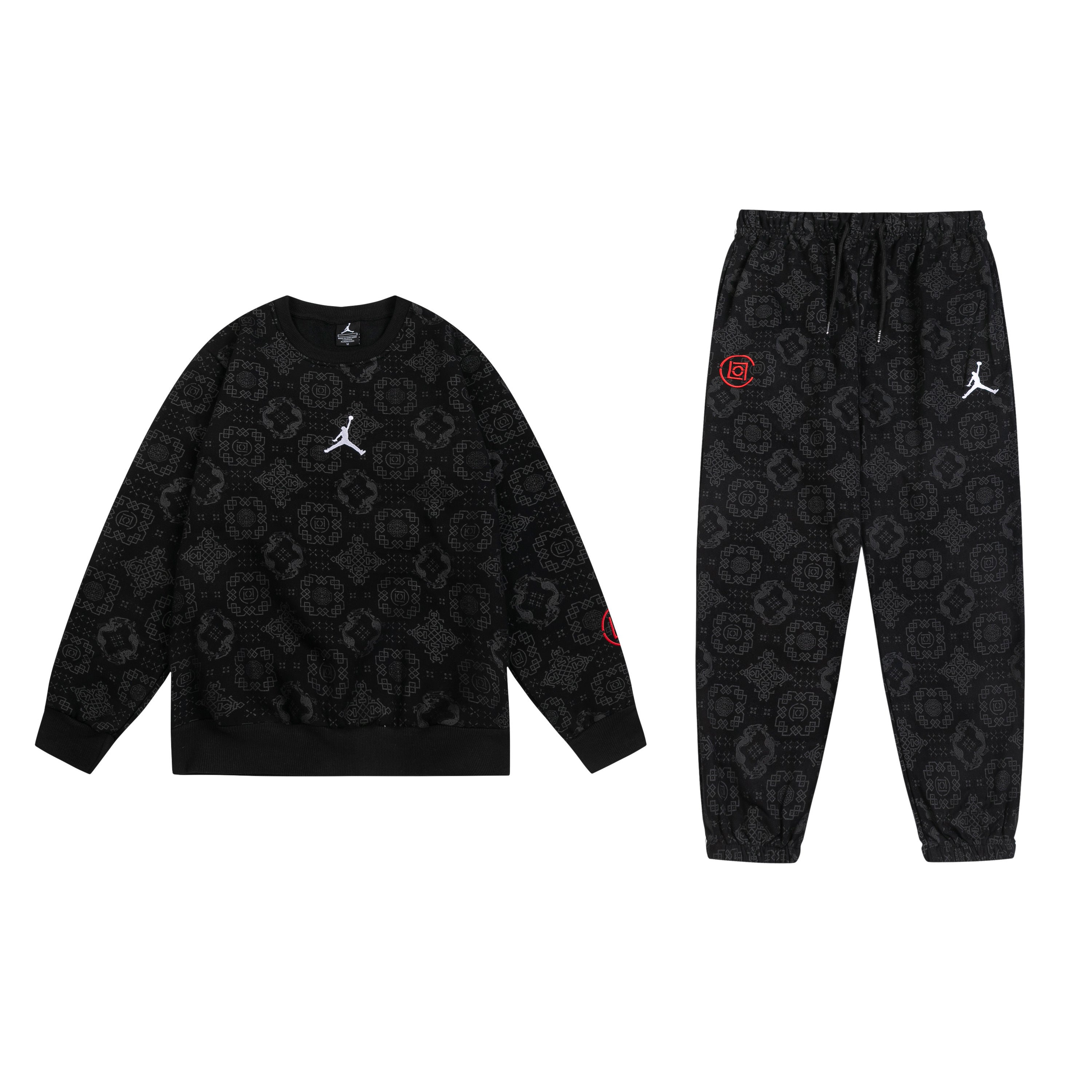 Jordan Brand Quai 54 All-Over Print Sweatsuit Set pieces