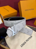 White/Antracite Monogram Canvas LV Initiales 40mm*