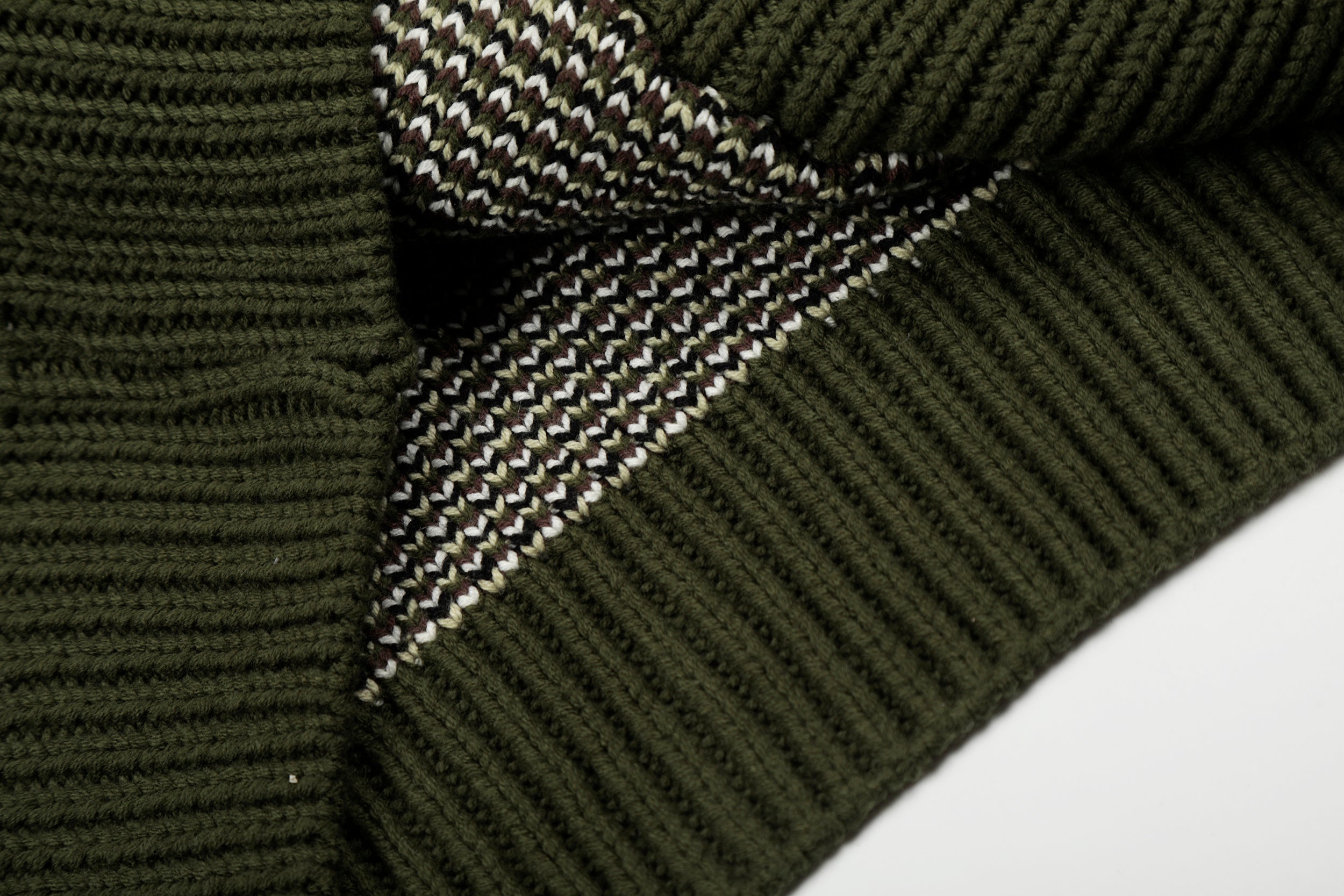Corteiz Camo Knit Zip Hoodie / Cardigan