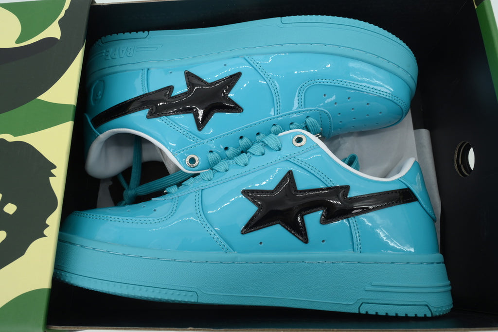 BAPE STA Low "Blue/Black" Patent