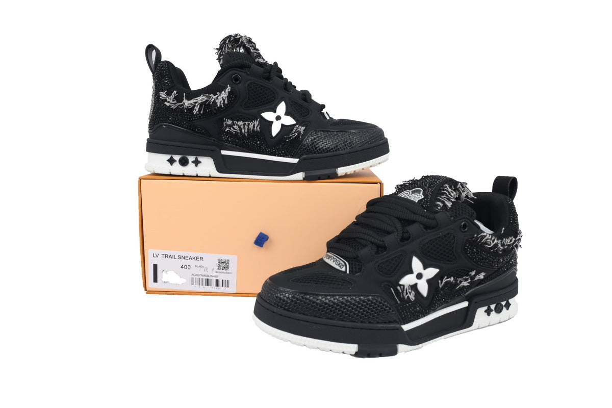 Louis Vuitton LV Trainer Maxi "Black Crystal”