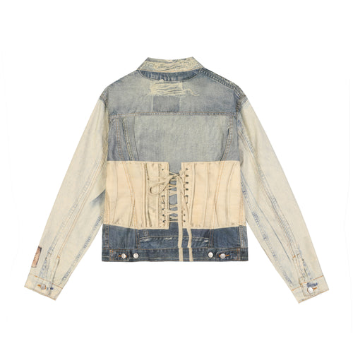 Acne Studios Denim Jacket with Corset Back