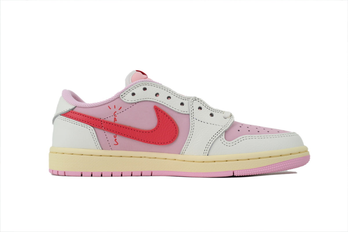 Air Jordan 1 Low OG x Travis Scott "Shisa White Pink Red"