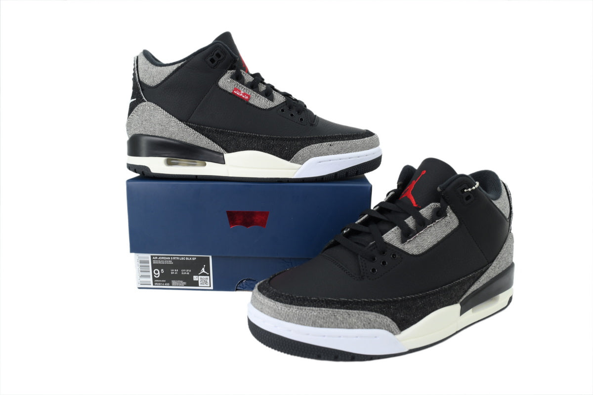 Air Jordan 3 Retro SE "Black Denim" / Black Cat Denim
