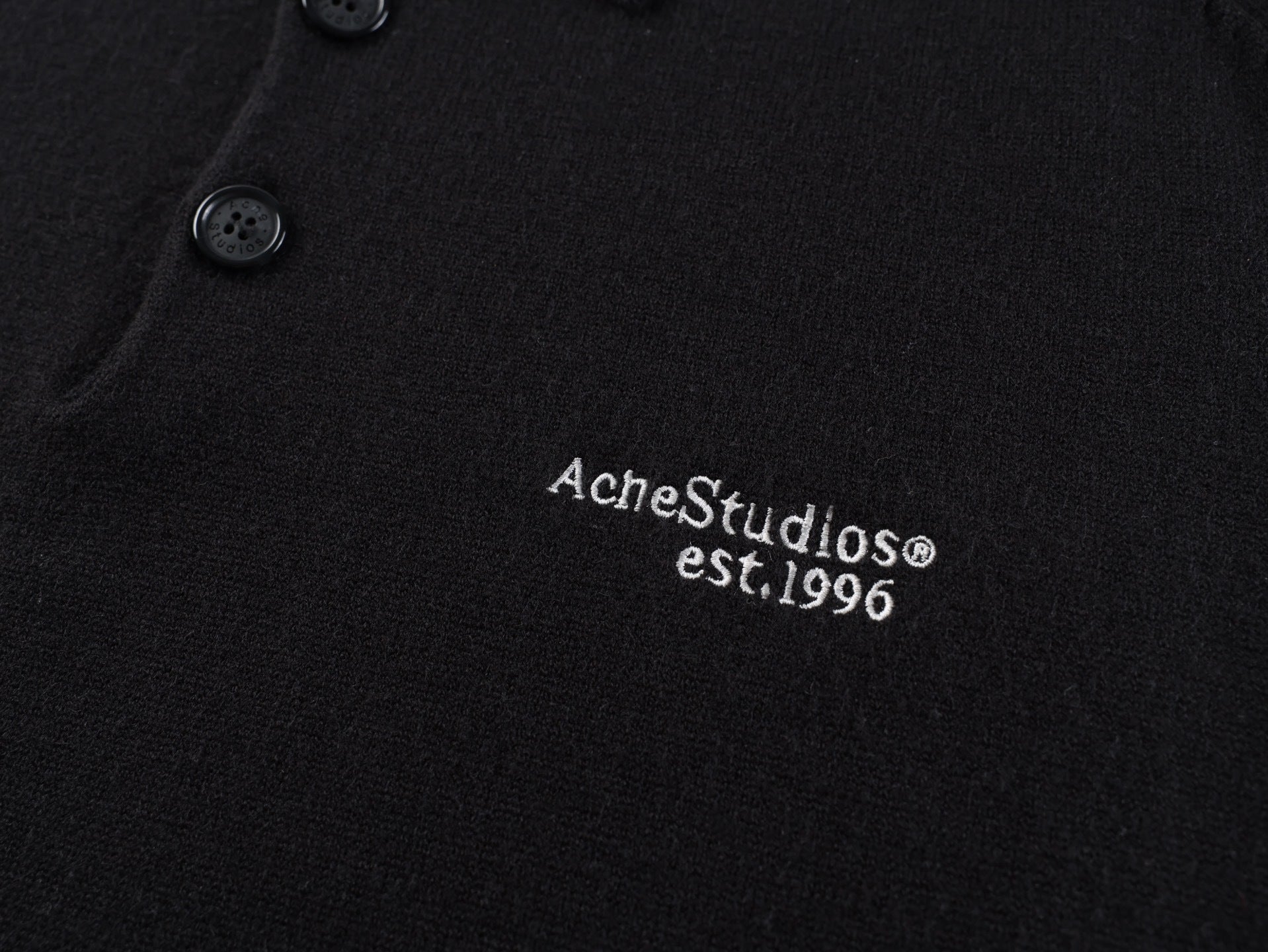 Acne Studios Knit Polo Sweater
