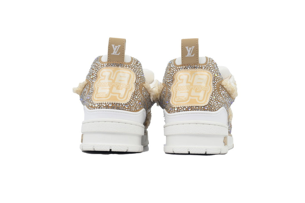 Louis Vuitton LV Trainer Maxi "Beige Crystal”