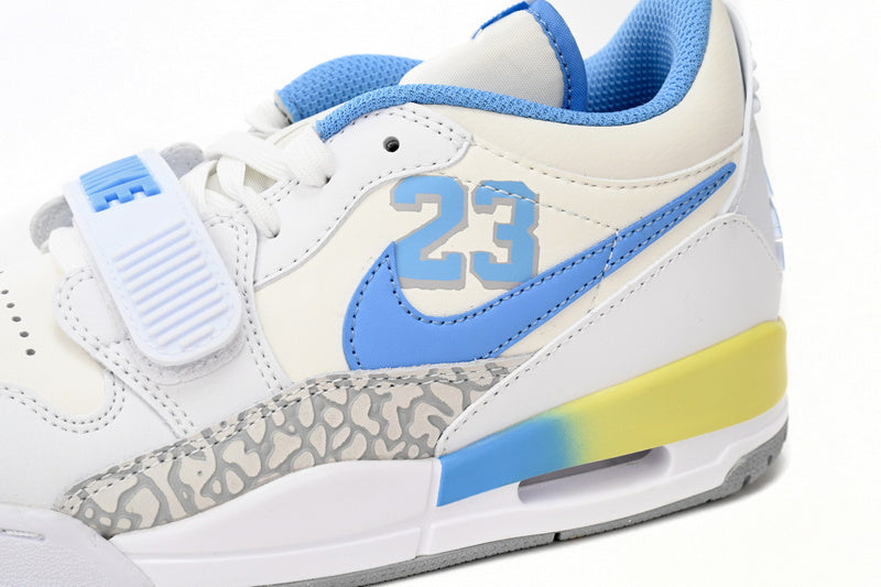 Jordan Legacy 312 Low UNC Blue white/blue/yellow gradient
