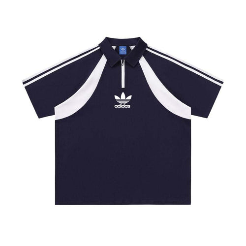 Addias Originals Trefoil 1/4 Zip Polo Shirt