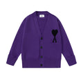AMI Paris Ami de Coeur V-Neck Cardigan Unisex