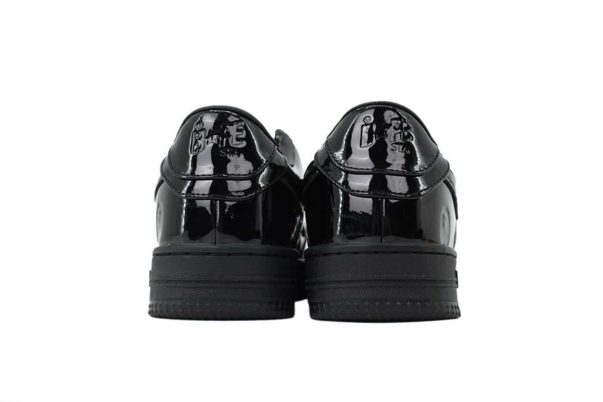 Bape Sta low All Black Patent