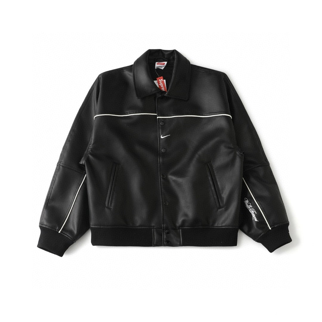 Supreme x Nike x Marty Leather Varsity Jacket