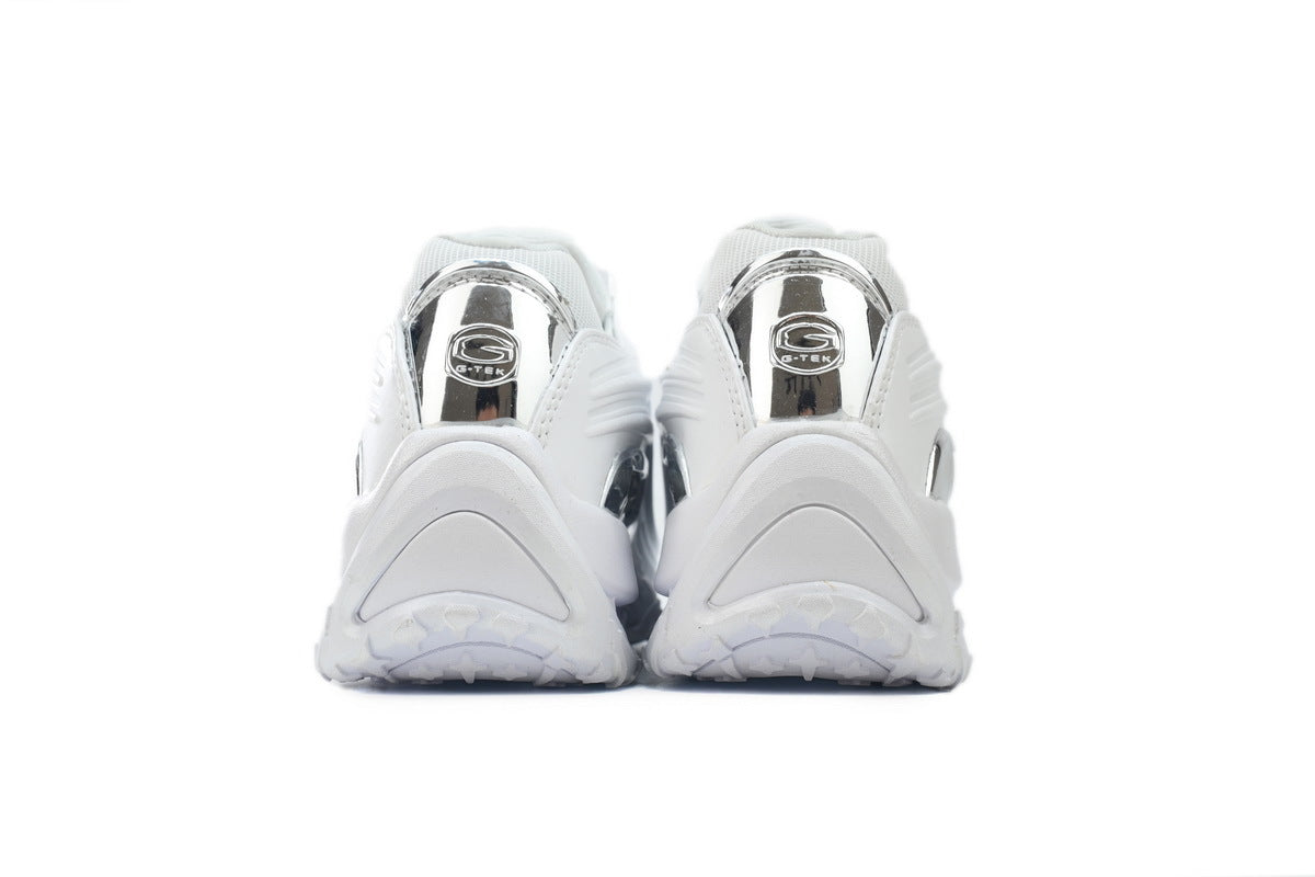 Nike Hot Step 2 x Drake NOCTA White/Chrome" Chromfersen + Schaft, komplett weißes Obermaterial
