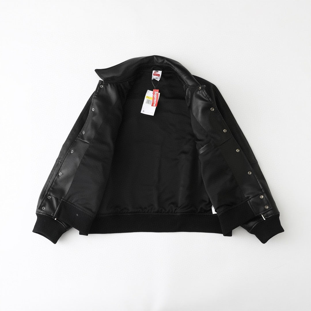 Supreme x Nike x Marty Leather Varsity Jacket