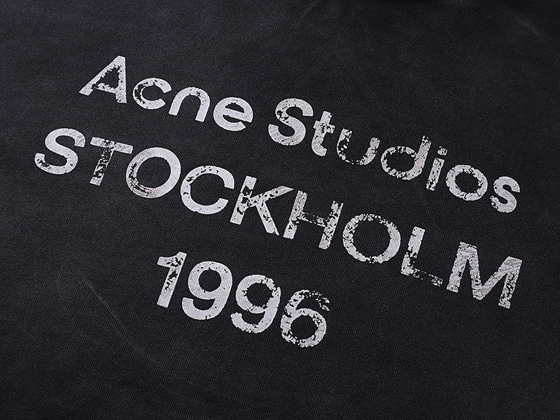 Acne Studios "Stockholm 1996" Distressed Long Sleeve Tee
