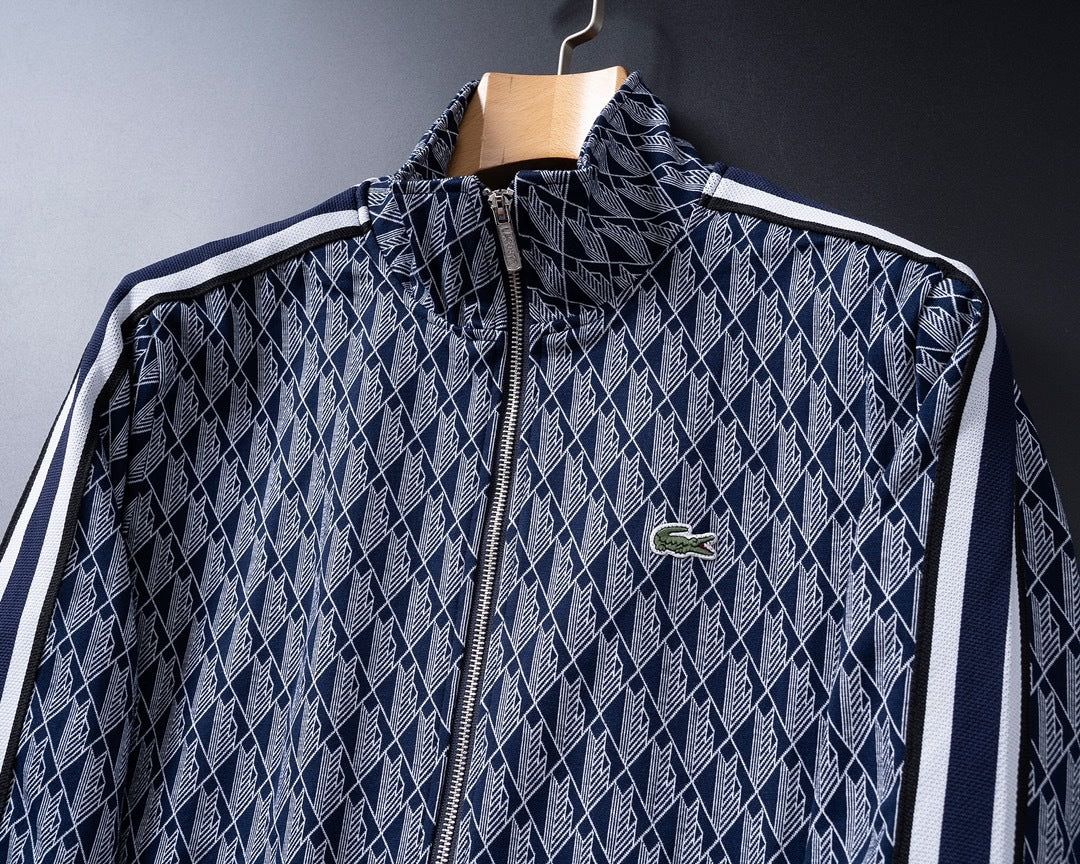 Lacoste Monogram Jacquard Tracksuit Set