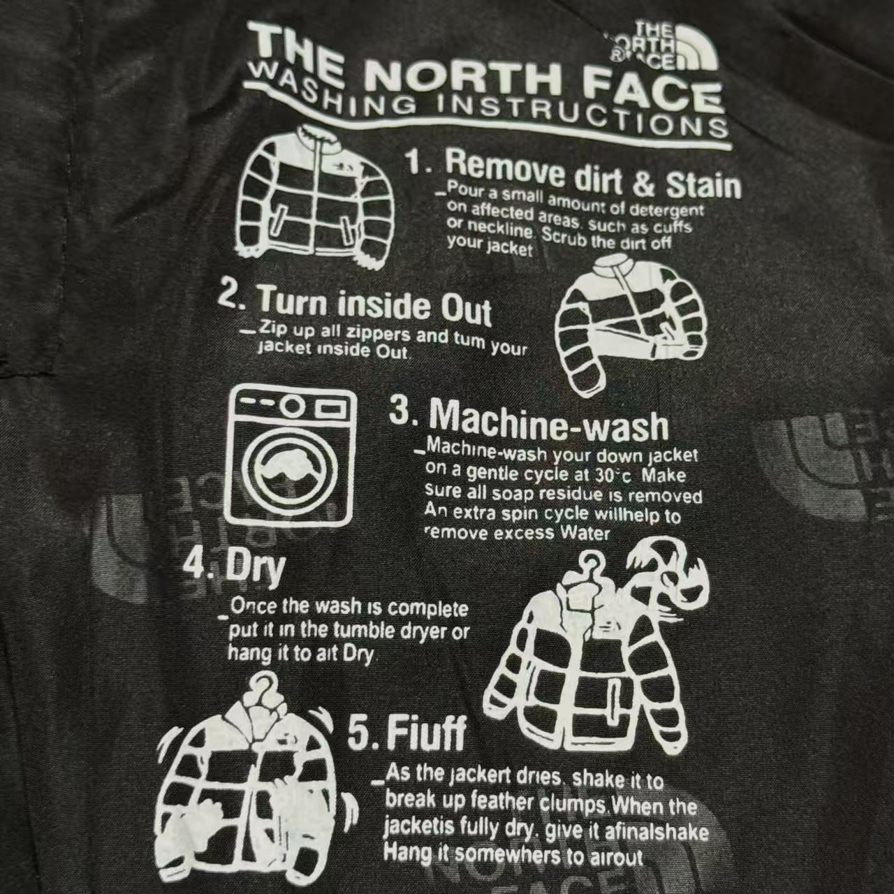 TNF 7 Summits Himalayan Parka "Black Color Patch”