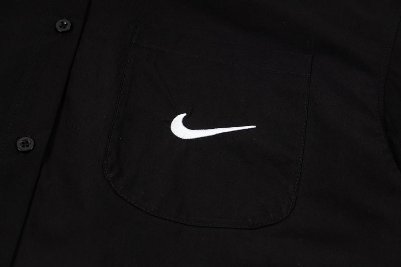 Nike Sportswear Short Sleeve Button-Up Shirt .