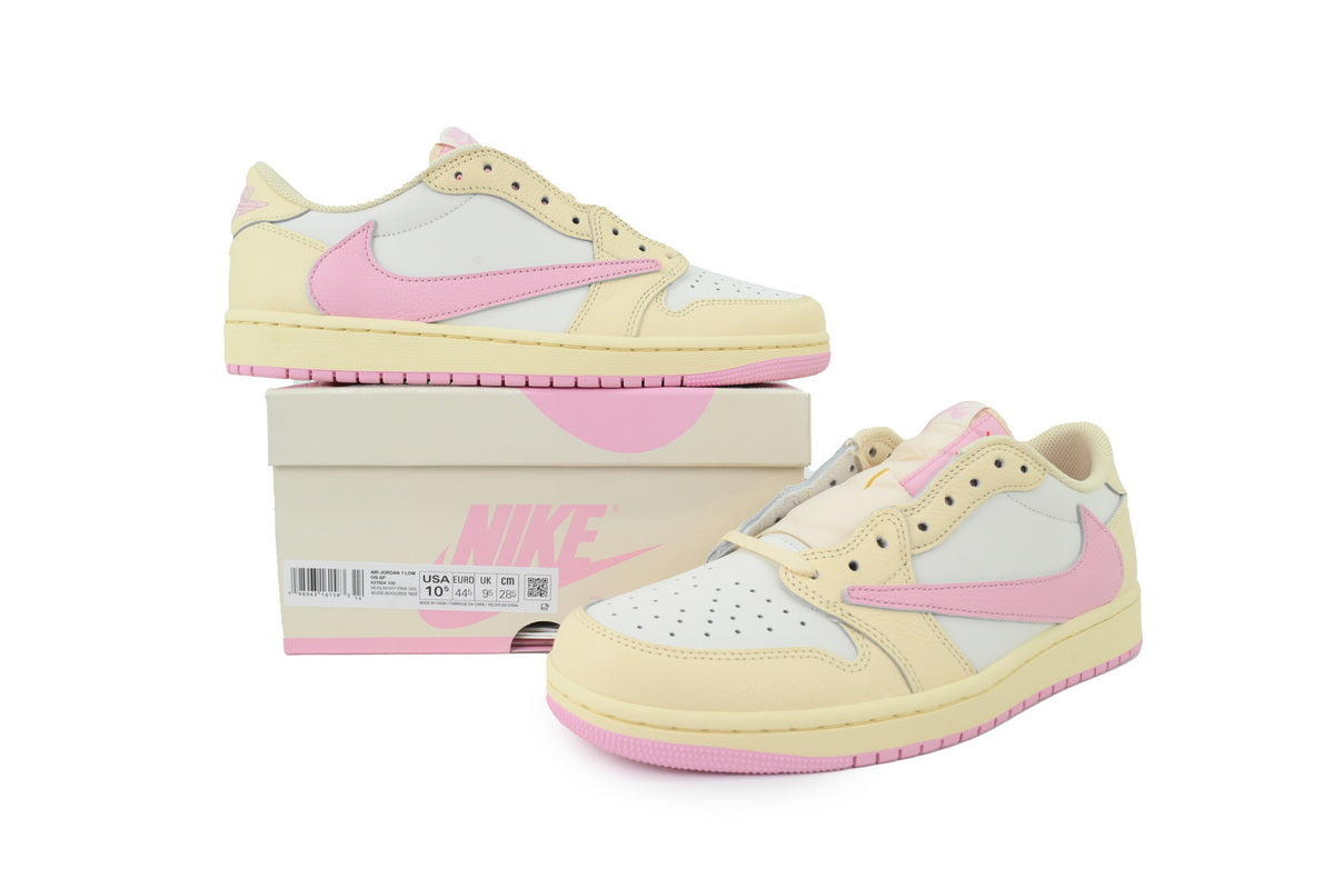 Air Jordan 1 Low OG x Travis Scott "Shisa Sail Pink