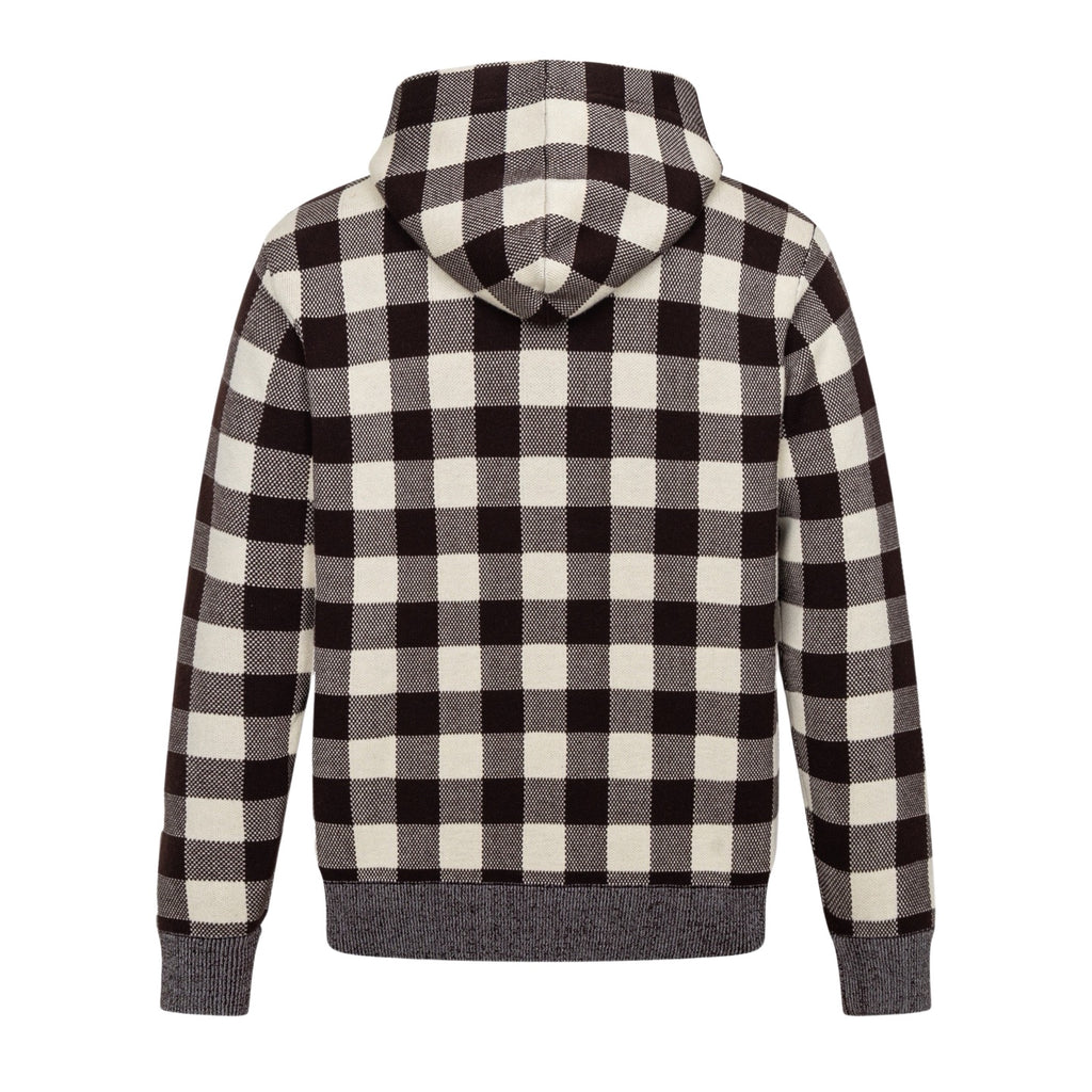 Louis Vuitton Damier Gingham Check Knit Hoodie
