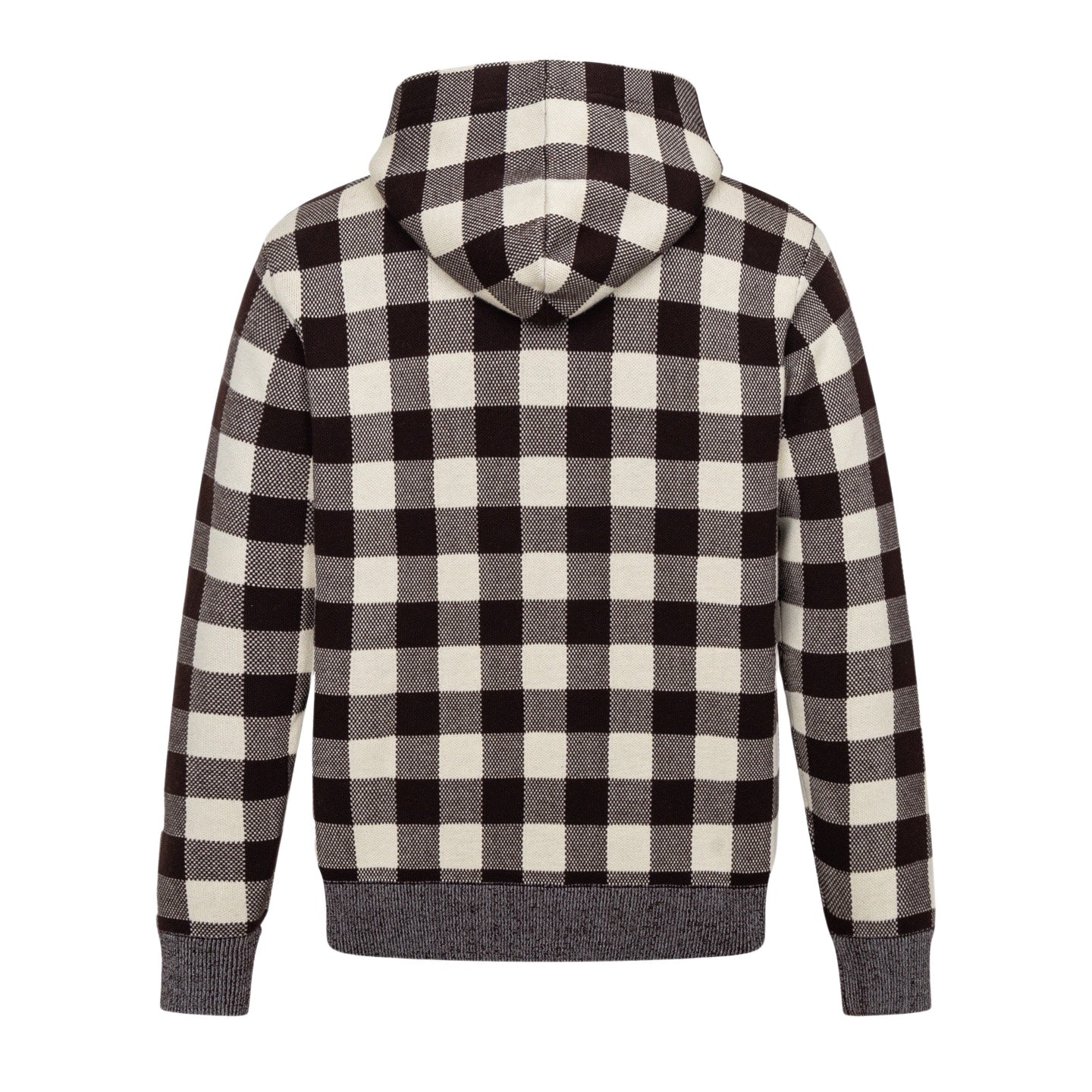 Louis Vuitton Damier Gingham Check Knit Hoodie
