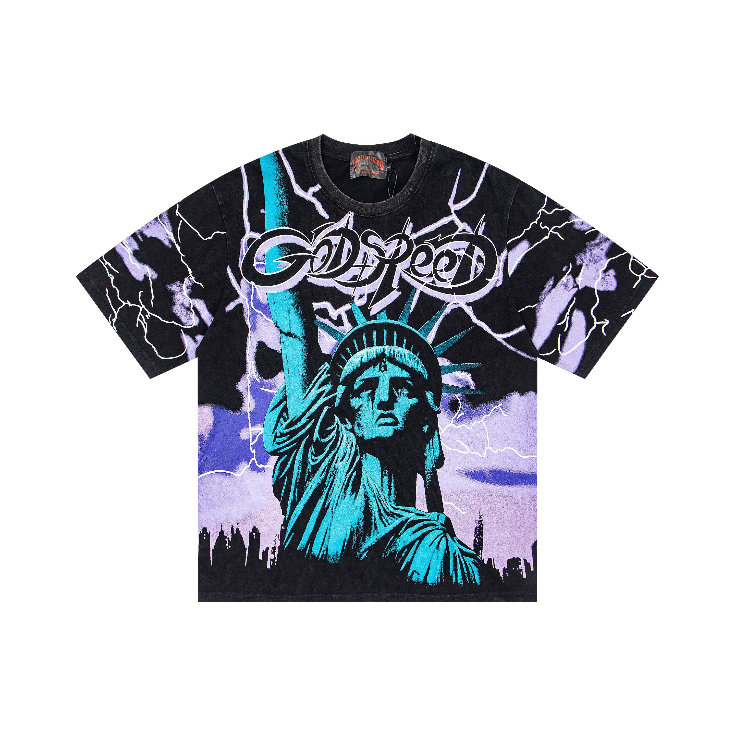 Godspeed NYC "Out Of Many, One" Statue of Liberty Tee
