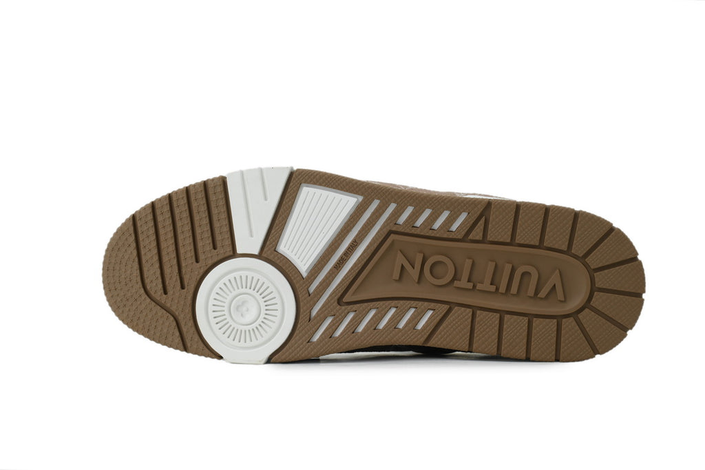 LV Trainers Brown Canvas