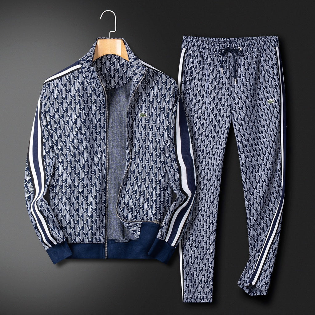 Lacoste Monogram Jacquard Tracksuit Set