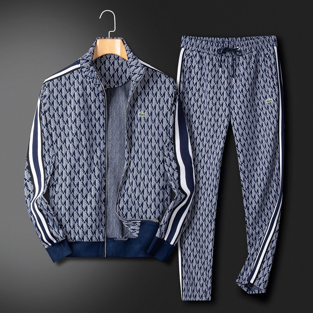 Lacoste Monogram Jacquard Tracksuit Set