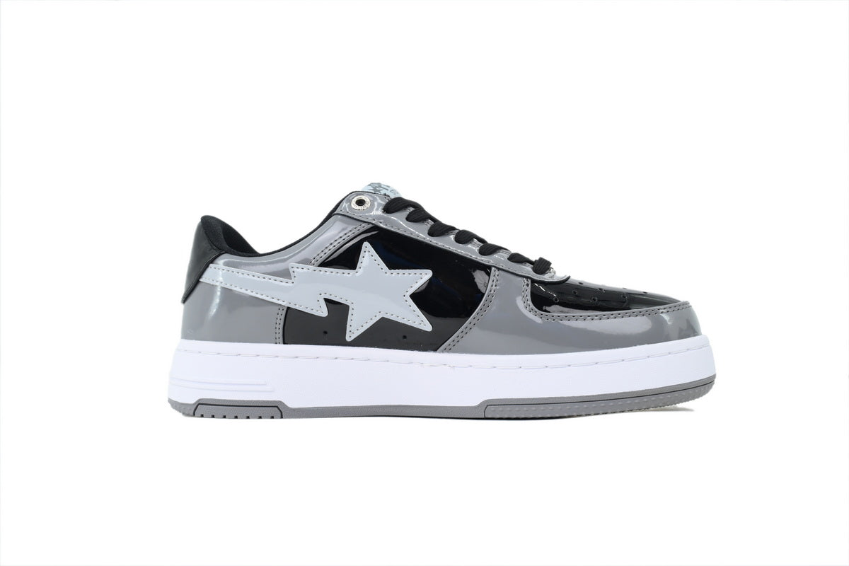 Bape Sta low “grey/black/white”