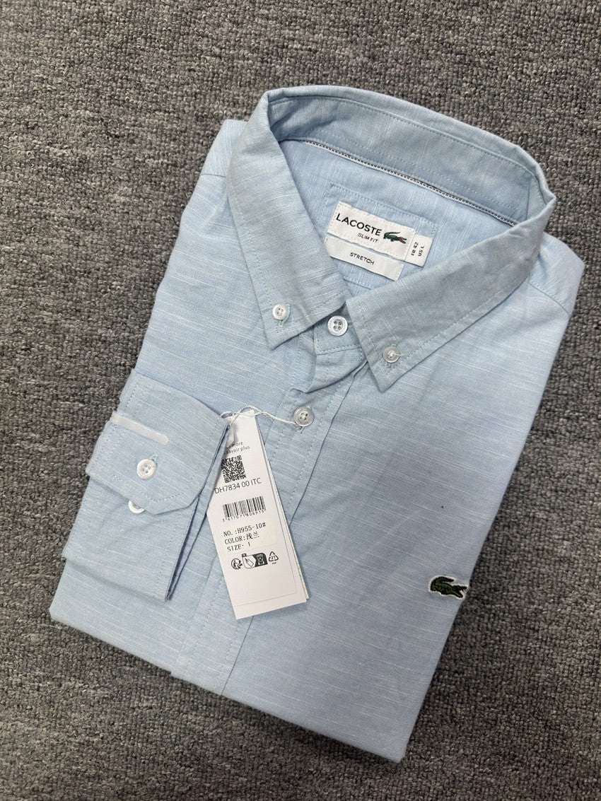 Lacoste Classic Fit Oxford Button-Down Shirt - Long Sleeve