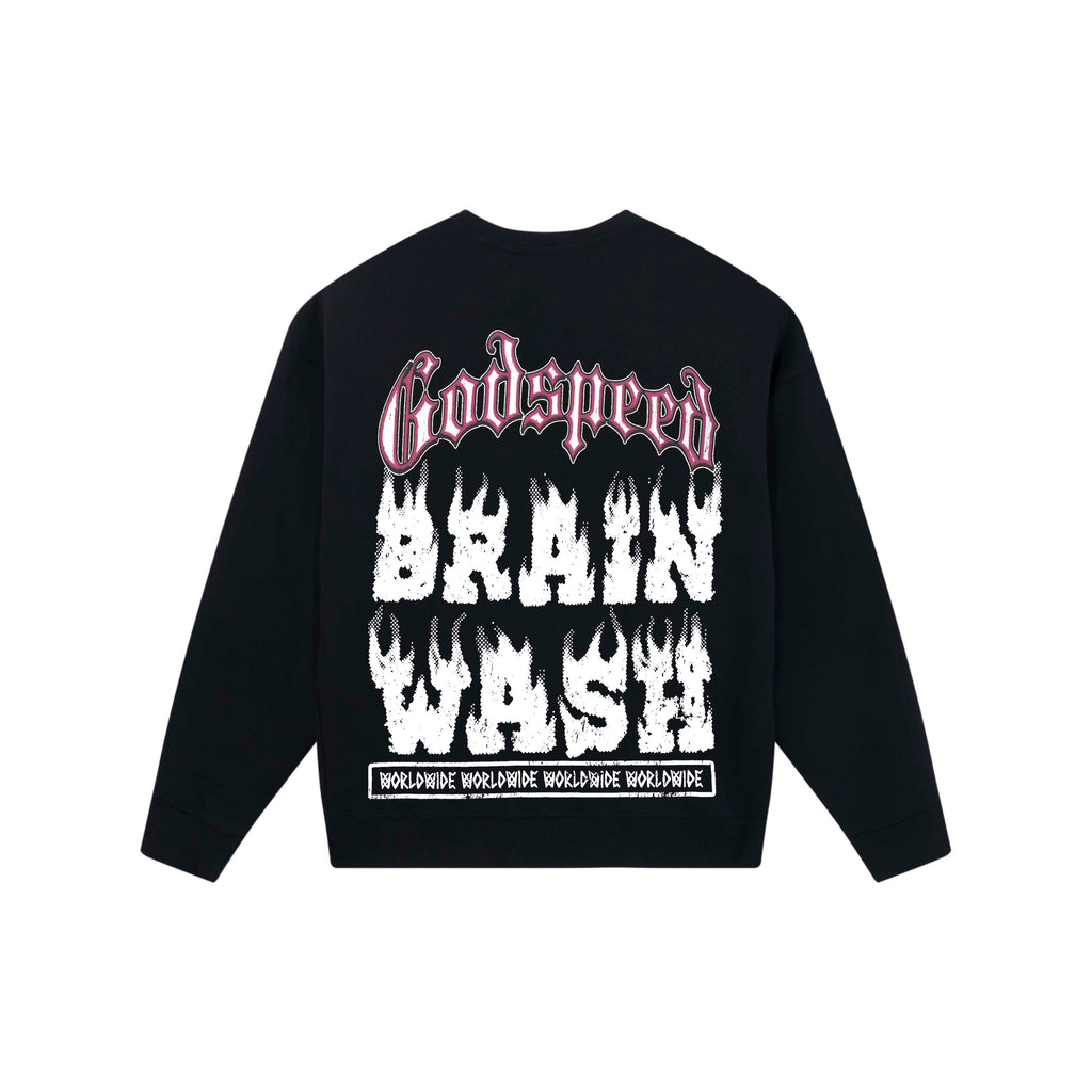 Godspeed "Brain Wash" Wissenschaftler-Rundhals-Sweatshirt