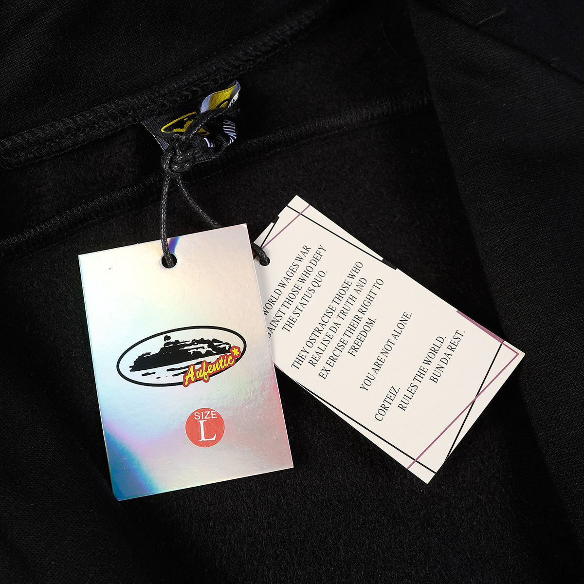 Corteiz „Property of CRTZ“ Reflektierender Trainingsanzug, komplettes Set