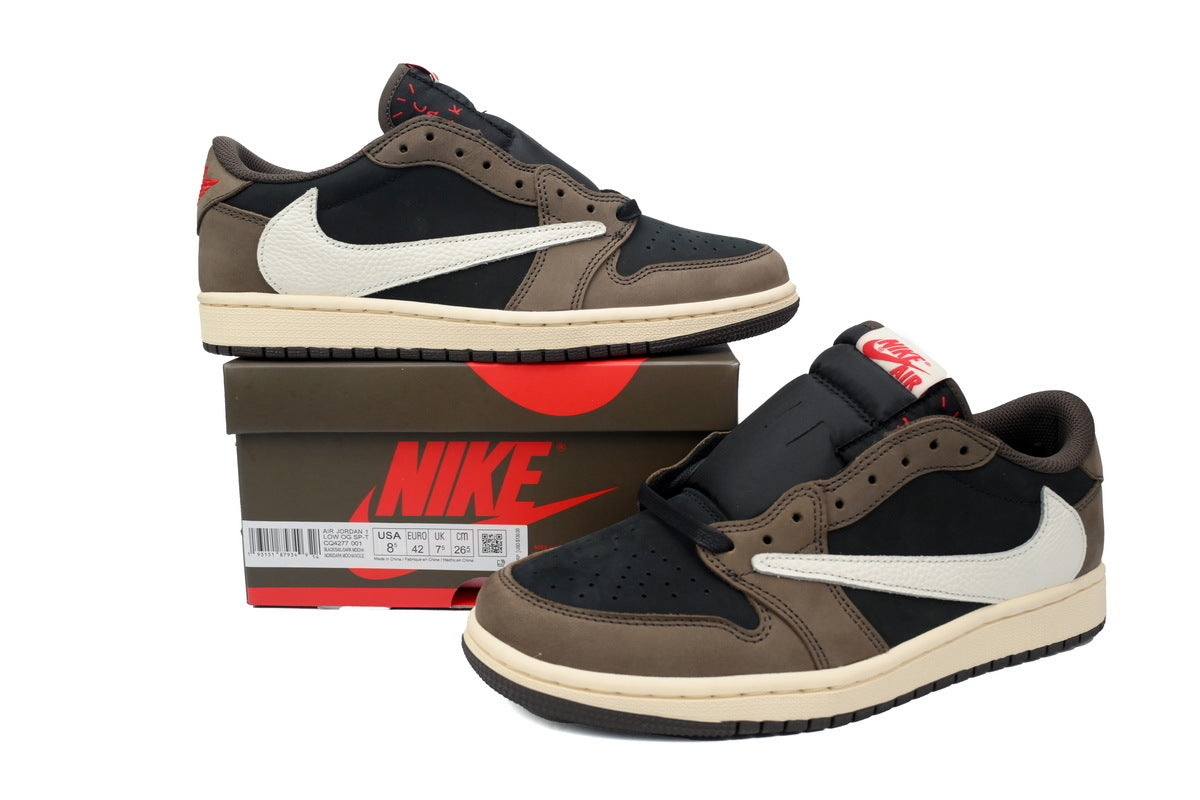 Air Jordan 1 Low x Travis Scott Mocha Brown