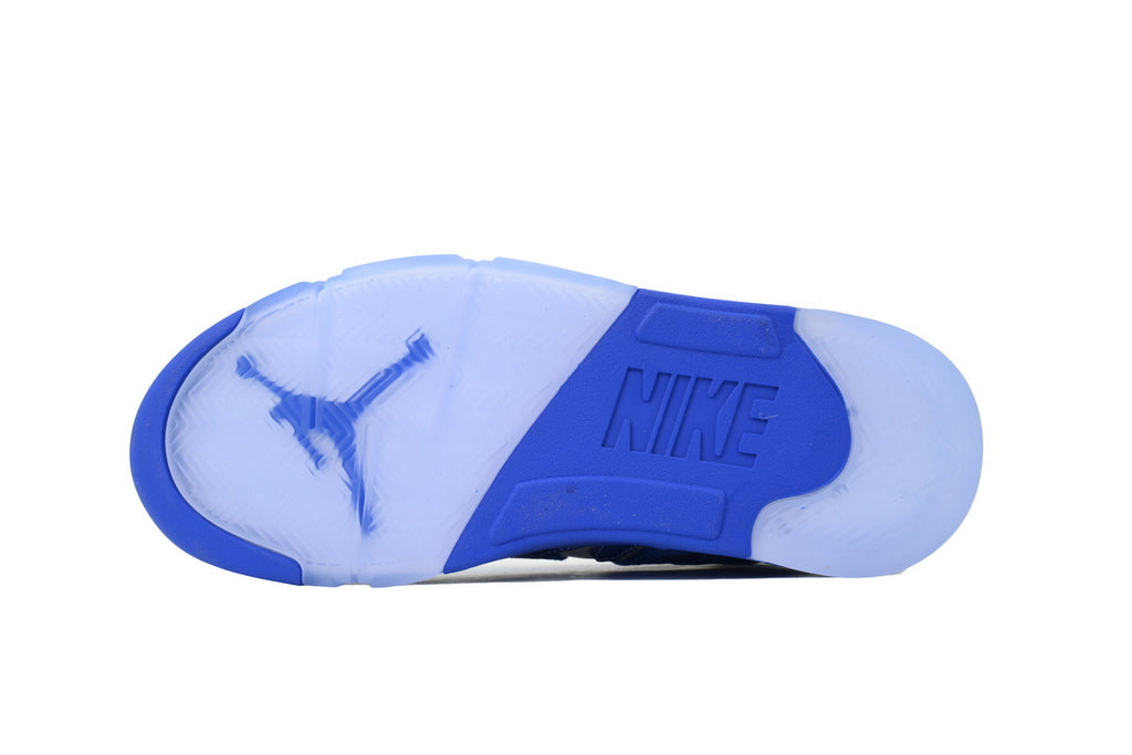 Awake NY x Air Jordan 5 Racer Blue - bright royal blue + silver tongue