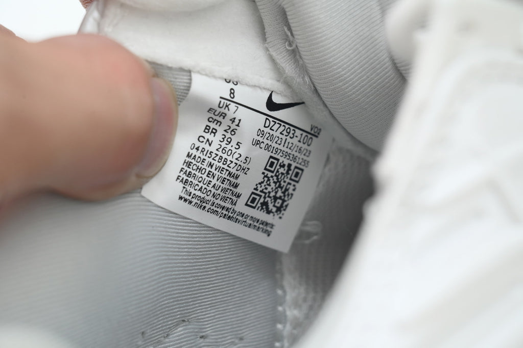 Nike Hot Step 2 x Drake NOCTA White/Chrome" Chromfersen + Schaft, komplett weißes Obermaterial