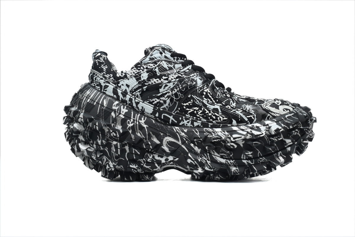 Balenciaga Defender Extreme Graffiti Print Sneaker