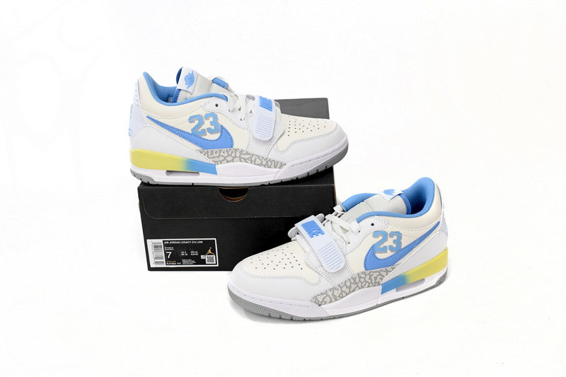Jordan Legacy 312 Low UNC Blue white/blue/yellow gradient