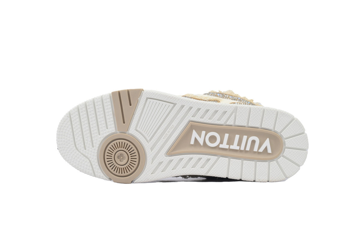 Louis Vuitton LV Trainer Maxi "Beige Crystal”
