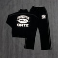 Corteiz „Property of CRTZ“ Reflektierender Trainingsanzug, komplettes Set