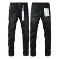 Purple Brand "Crystal" / "Embellished" Skinny Jeans - Black*