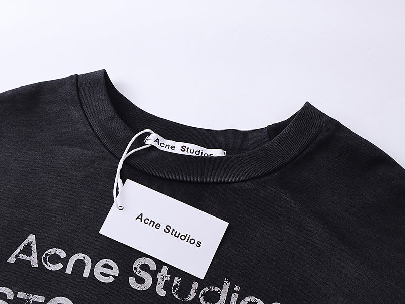 Acne Studios "Stockholm 1996" Distressed Long Sleeve Tee