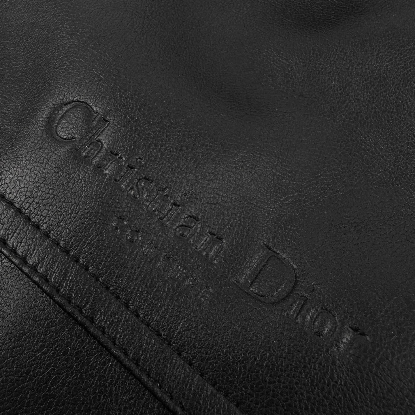 Dior Men "Cannage" Leather + Quilted Jacket